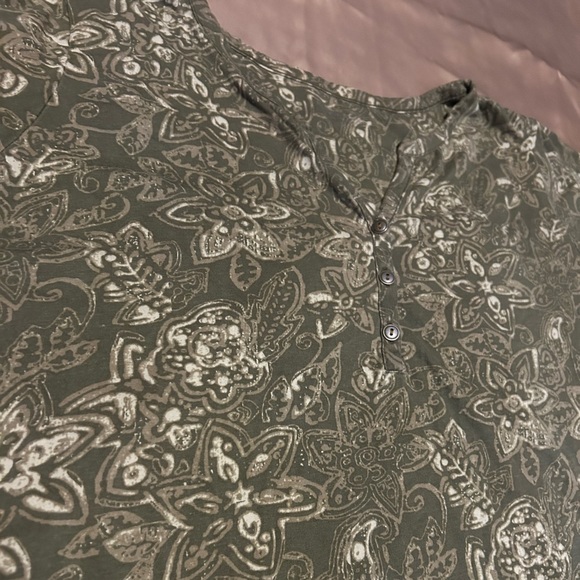 Coldwater creak pattern tee shirt size L - Picture 6 of 6